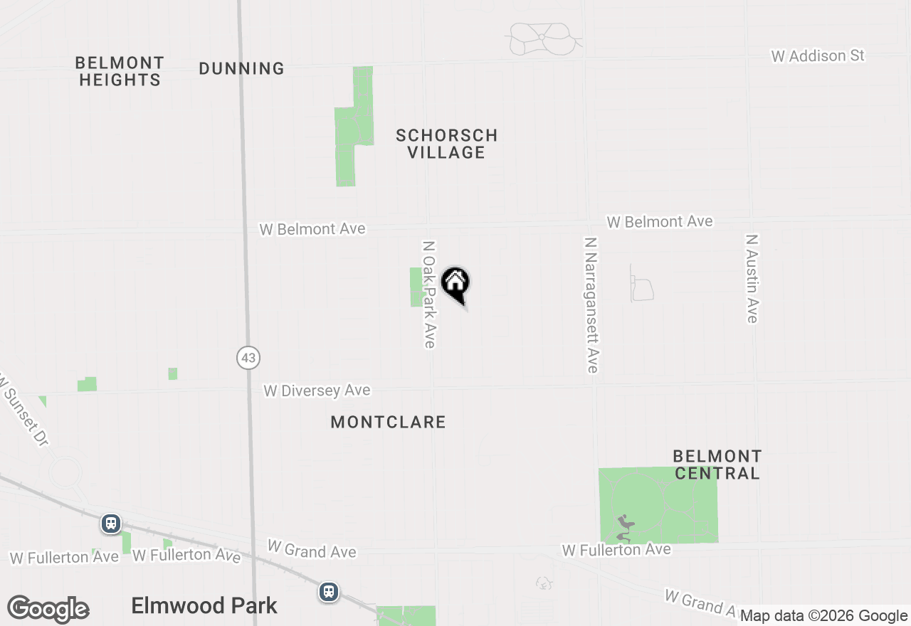 Map of 2951 N Rutherford Avenue, Chicago, IL 60634