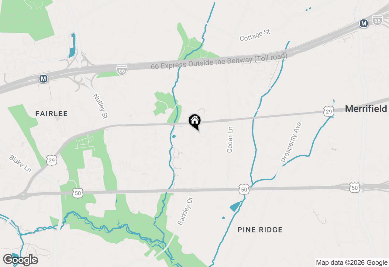 Map of 2921 Mainstone Drive, Fairfax, VA 22031