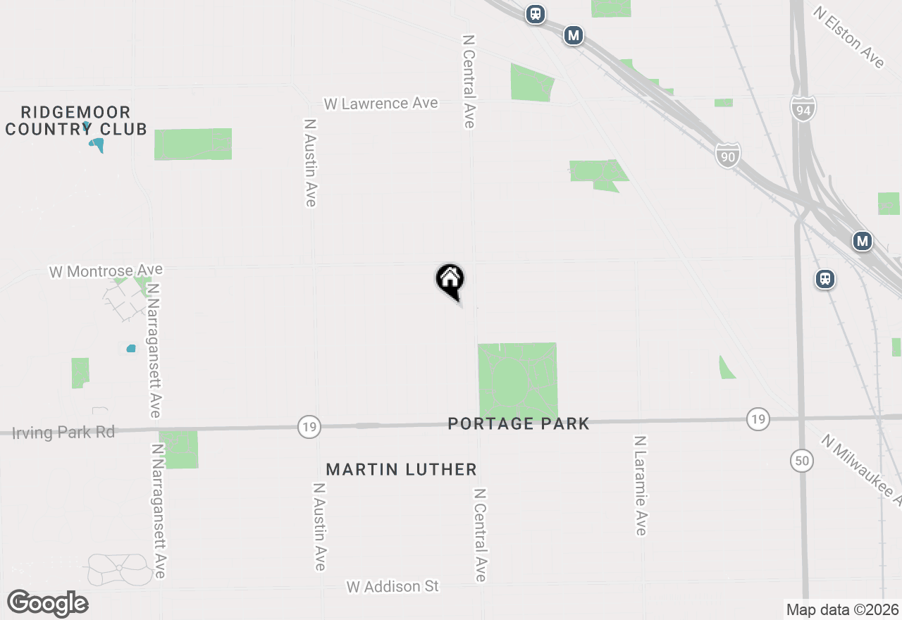 Map of 4252 N Parkside Avenue, Chicago, IL 60634