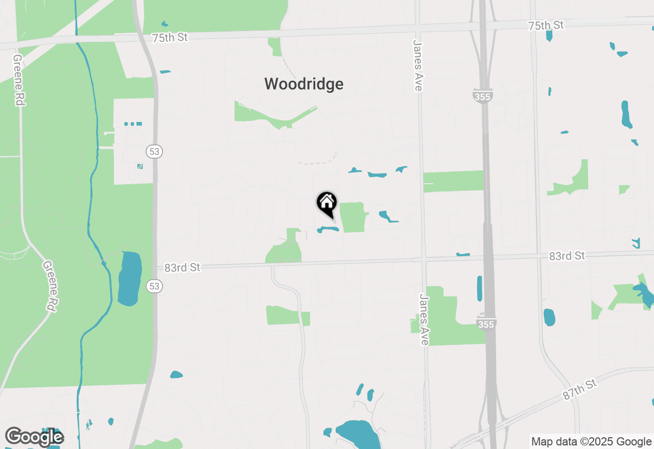 Map of 2717 Briarwood Court, Woodridge, IL 60517