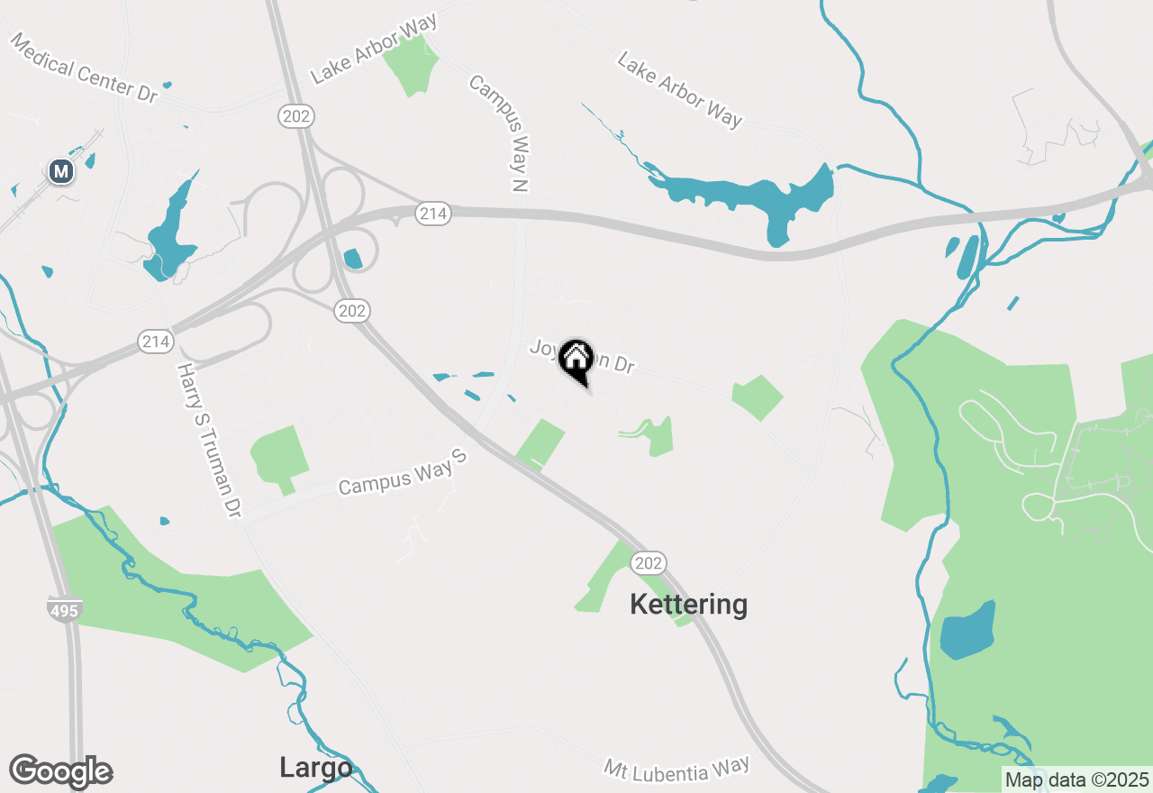 Map of 150 Joyceton Terrace, Upper Marlboro, MD 20774