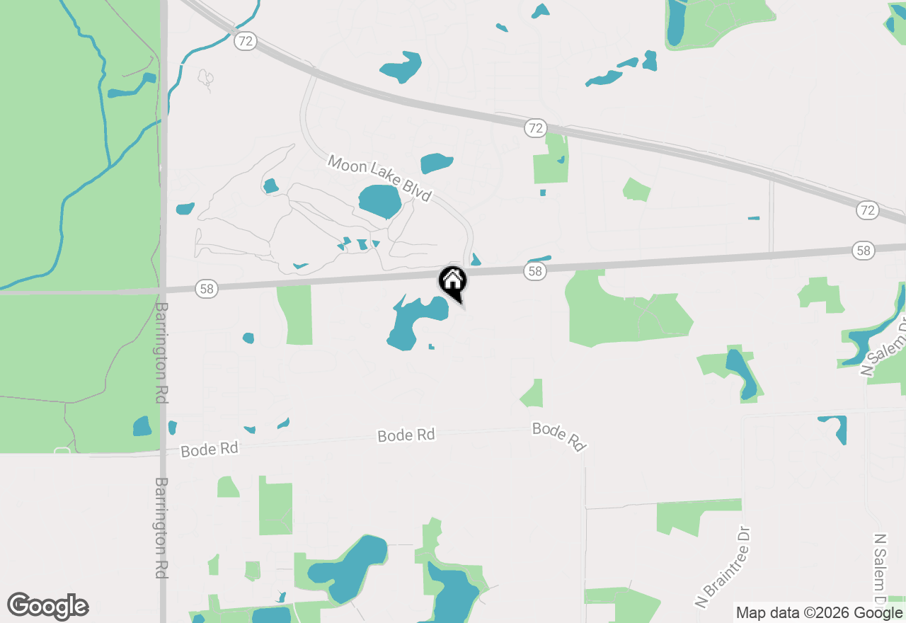 Map of 1026 Denham Place, Schaumburg, IL 60194