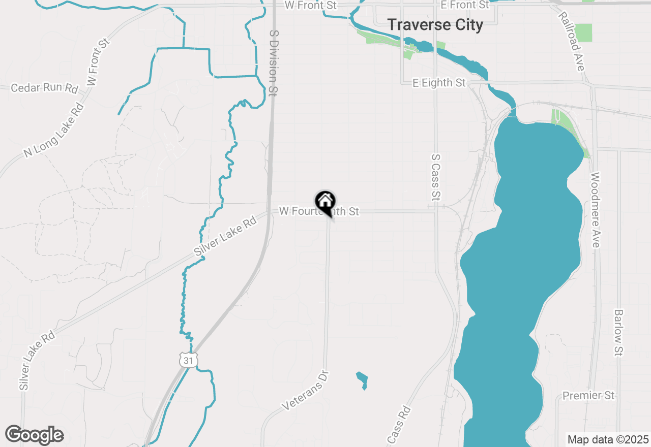 Map of 1212 Veterans Drive, Traverse City, MI 49684