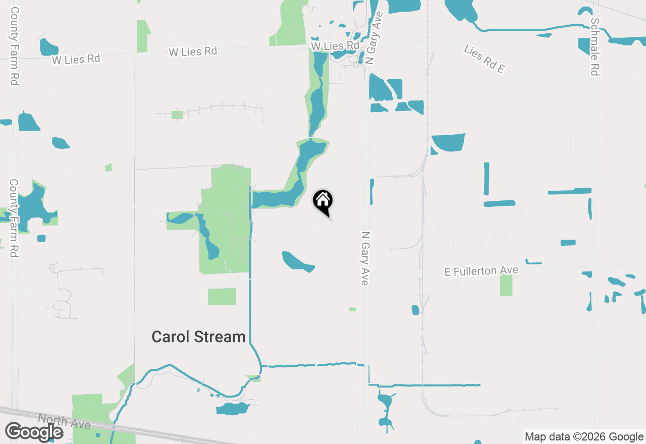 Map of 191 Pebblecreek Trail, Carol Stream, IL 60188