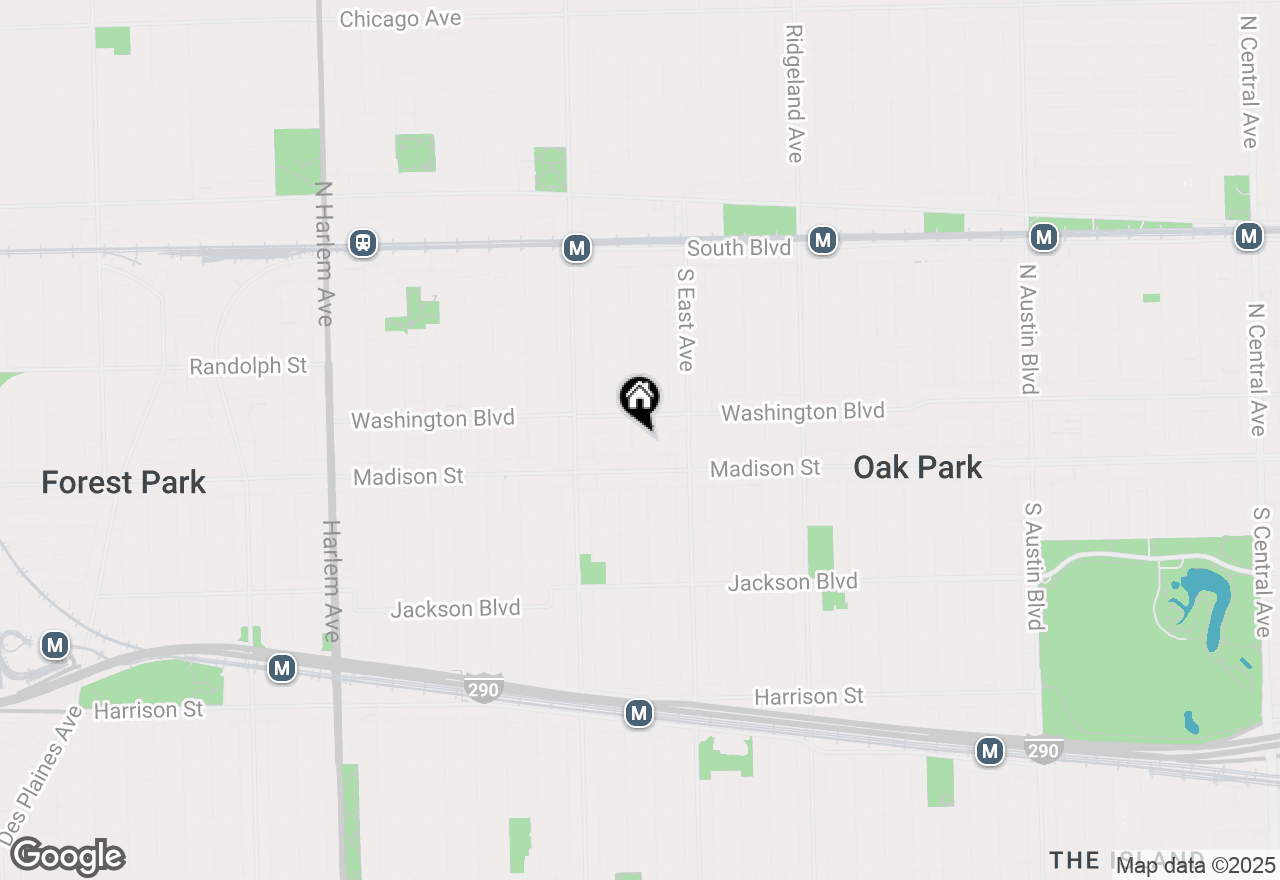Map of 415 Wesley Avenue #36, Oak Park, IL 60302