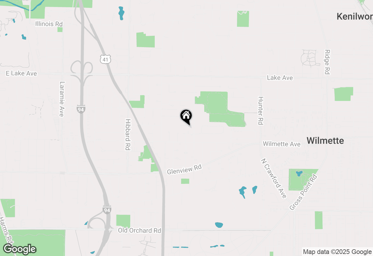 Map of 2721 Lincoln Lane, Wilmette, IL 60091