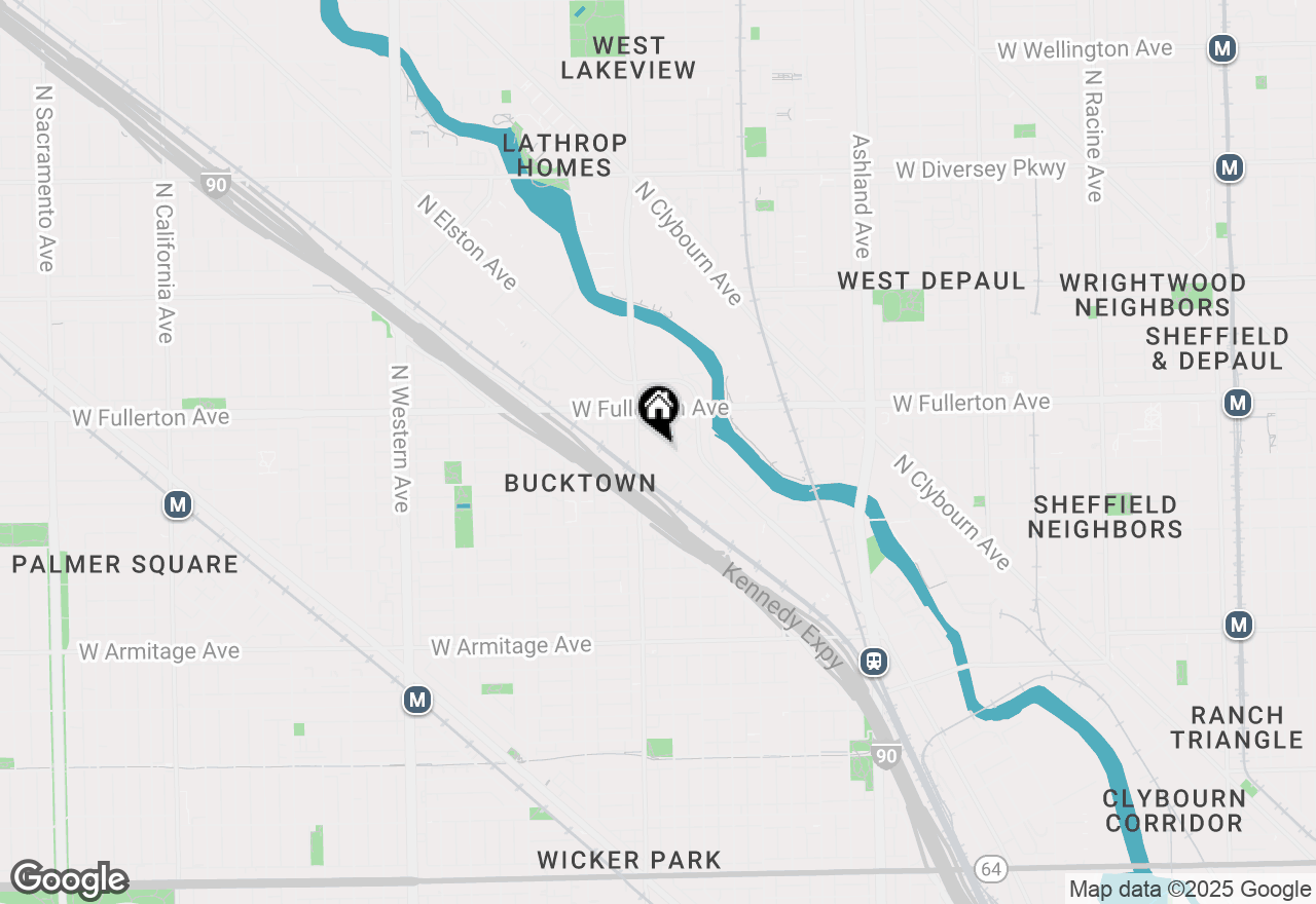 Map of 2324 N Winchester Avenue #103, Chicago, IL 60647