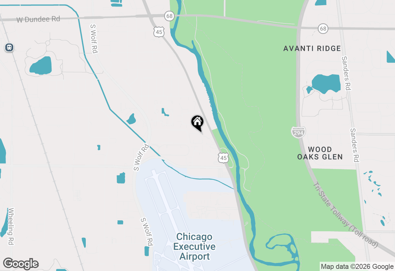 Map of 723 River Walk Drive #723, Wheeling, IL 60090