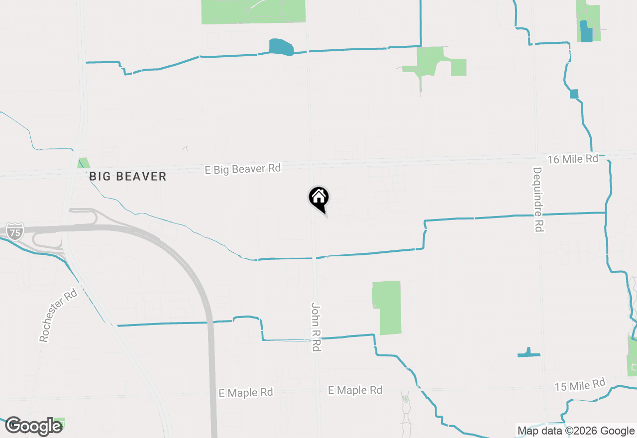 Map of 2684 Roundtree Drive, Troy, MI 48083