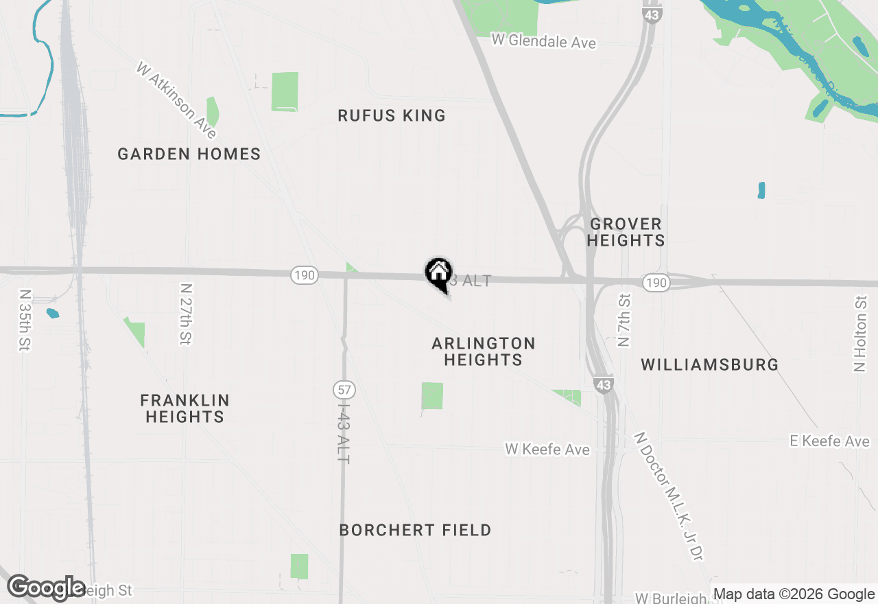 Map of 3927 N 16th St, Milwaukee, WI 53206
