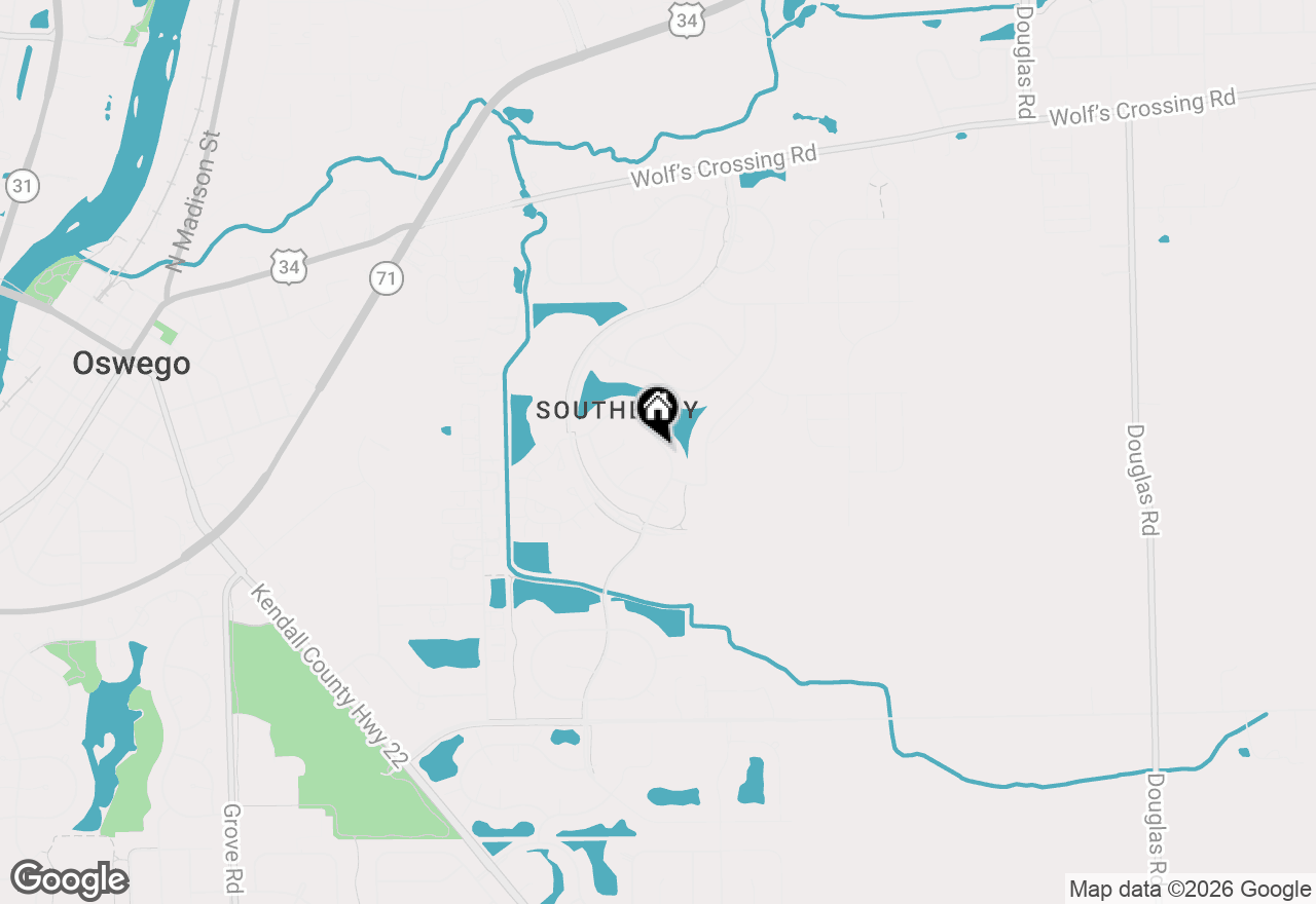 Map of 809 Colchester Drive, Oswego, IL 60543