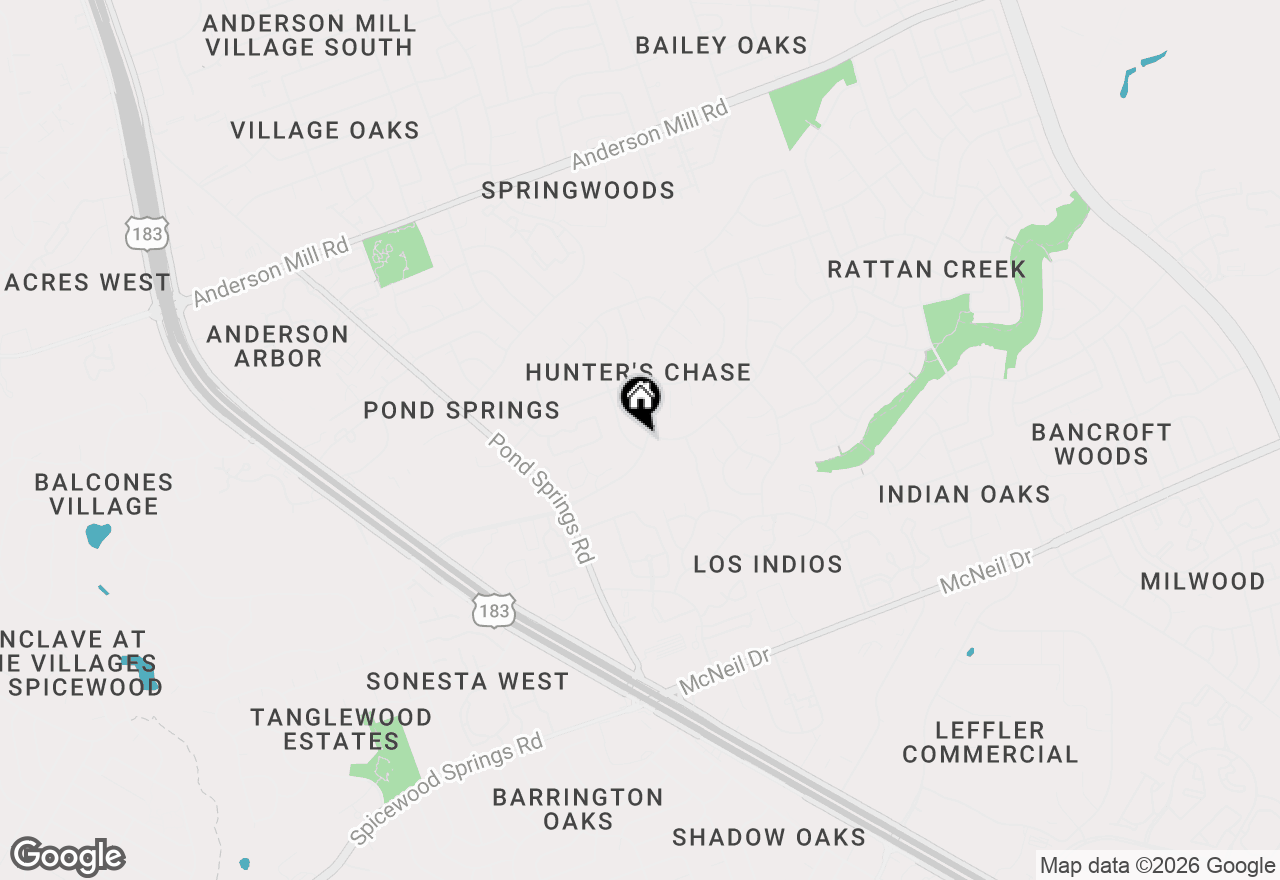 Map of 12301 Deer Falls Dr #A, Austin, TX 78729