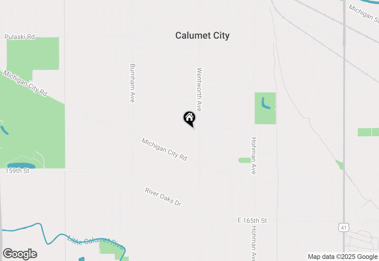 Map of 228 Elizabeth Street, Calumet City, IL 60409