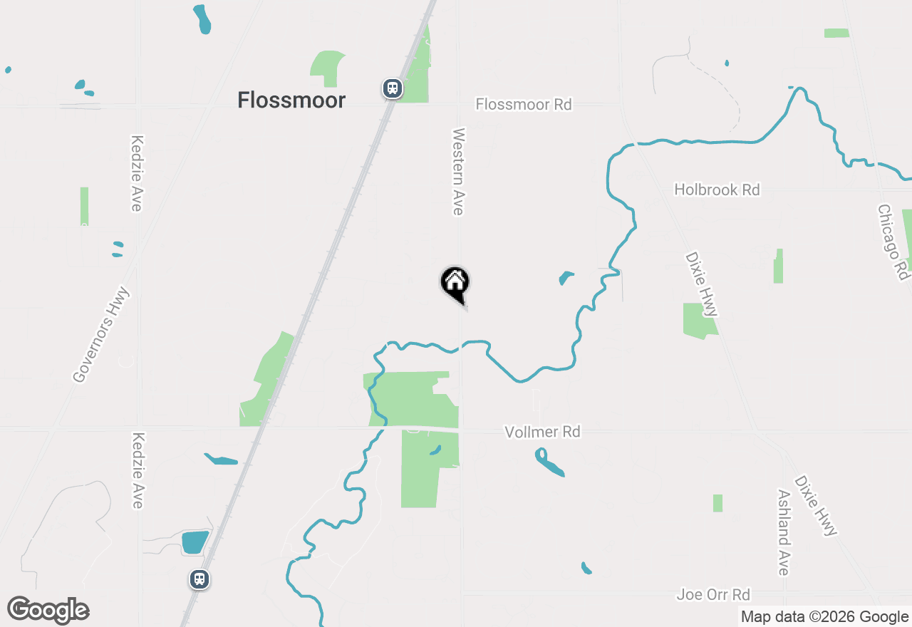 Map of 2404 Braeburn Avenue, Flossmoor, IL 60422