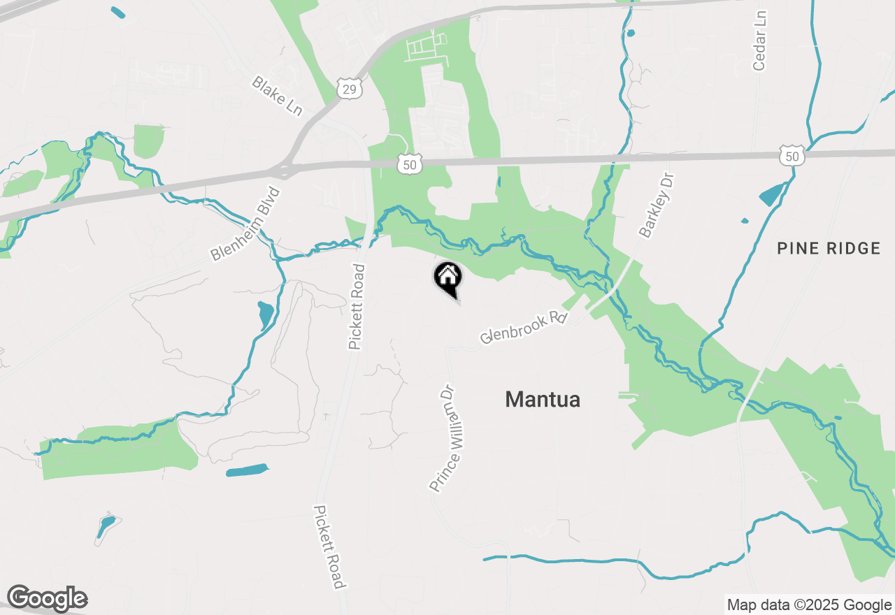 Map of 3313 Prince William Drive, Fairfax, VA 22031