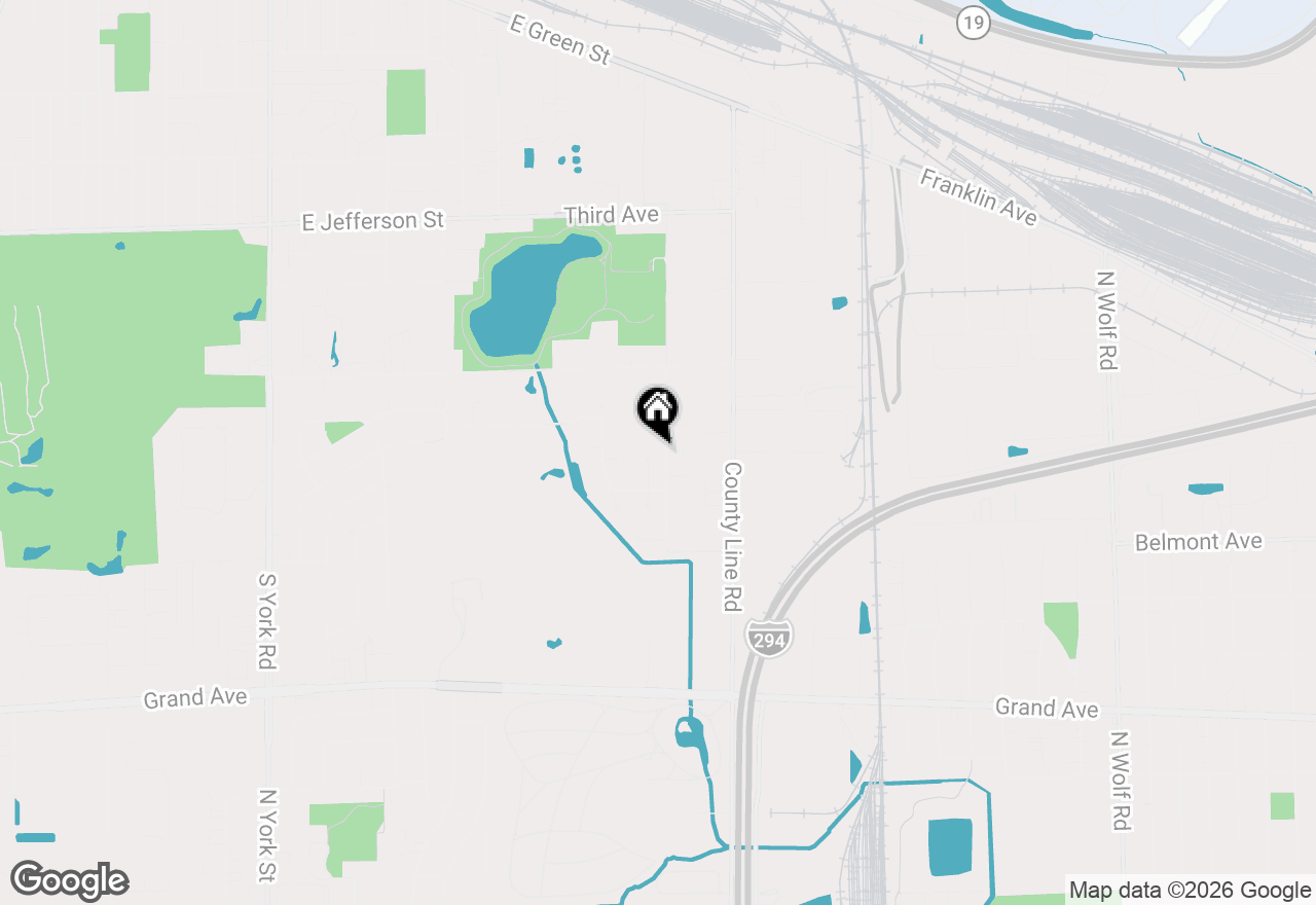 Map of 819 River Forest Court, Bensenville, IL 60106