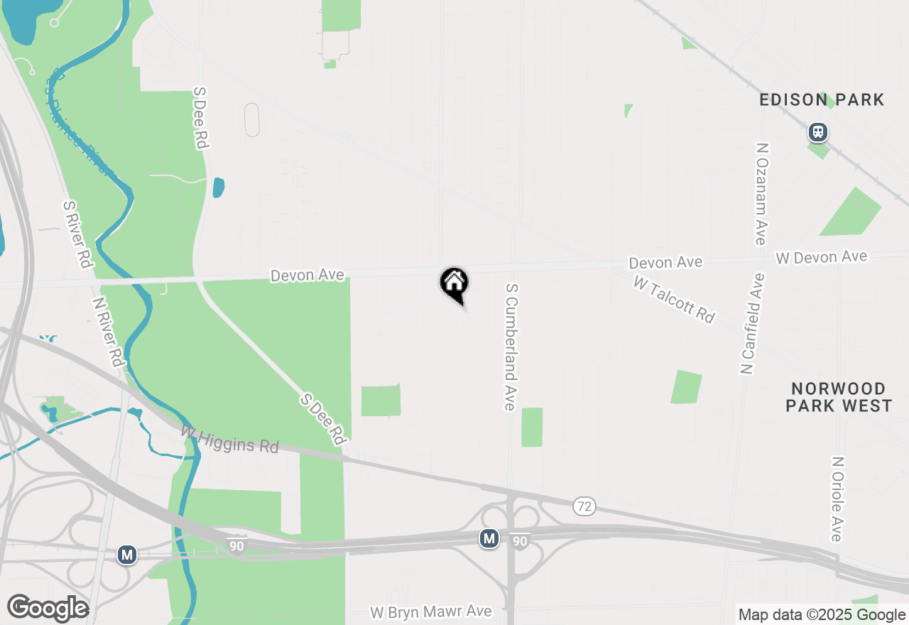 Map of 1314 S Chester Avenue, Park Ridge, IL 60068