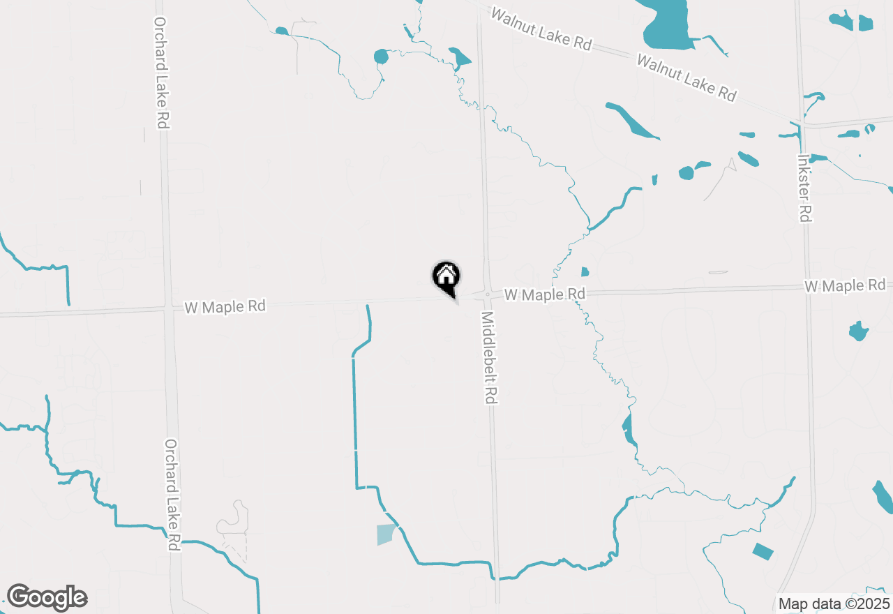 Map of 5348 Centerbrook Drive, West Bloomfield, MI 48322