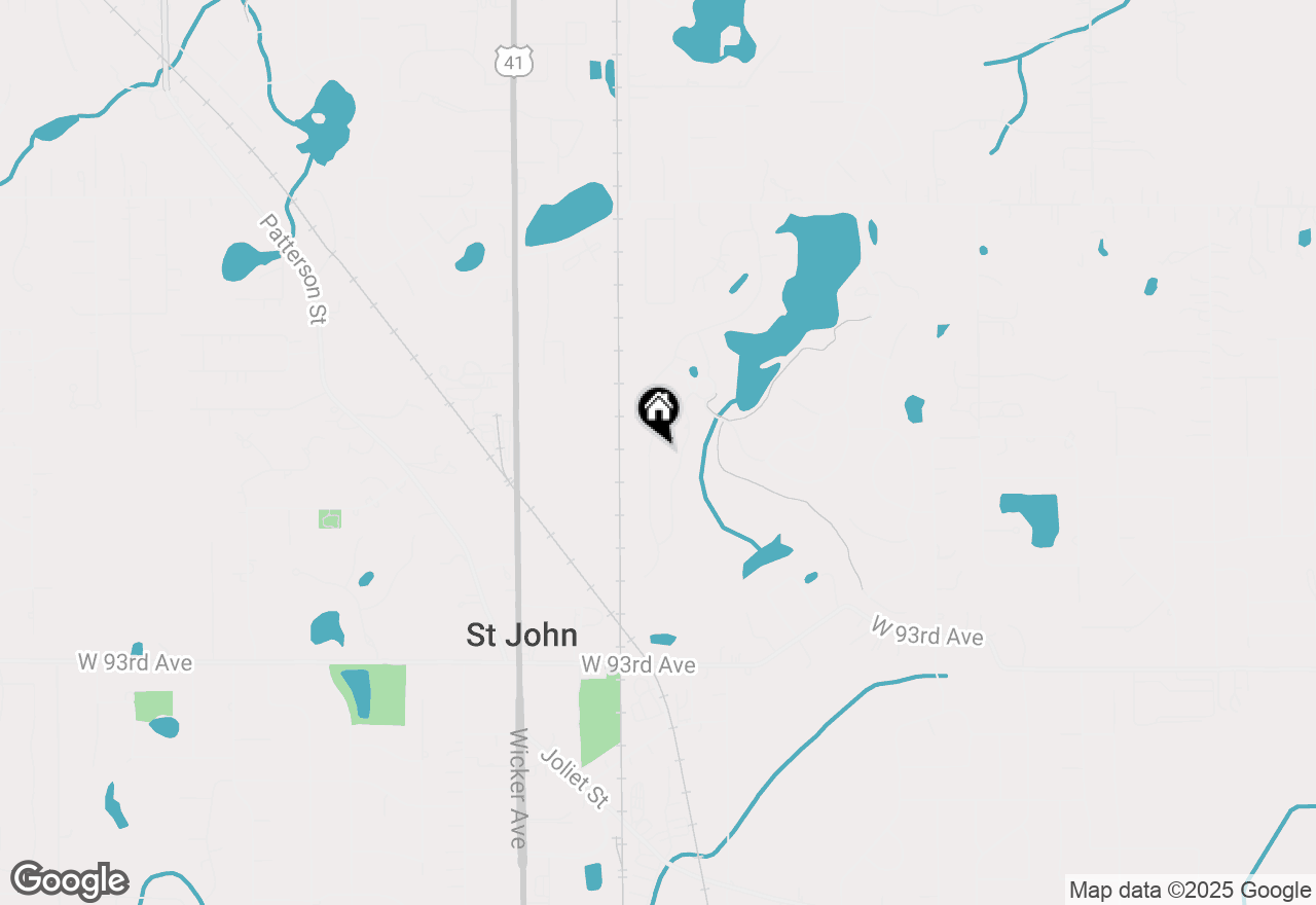 Map of 8915 Winding Trail, St. John, IN 46373