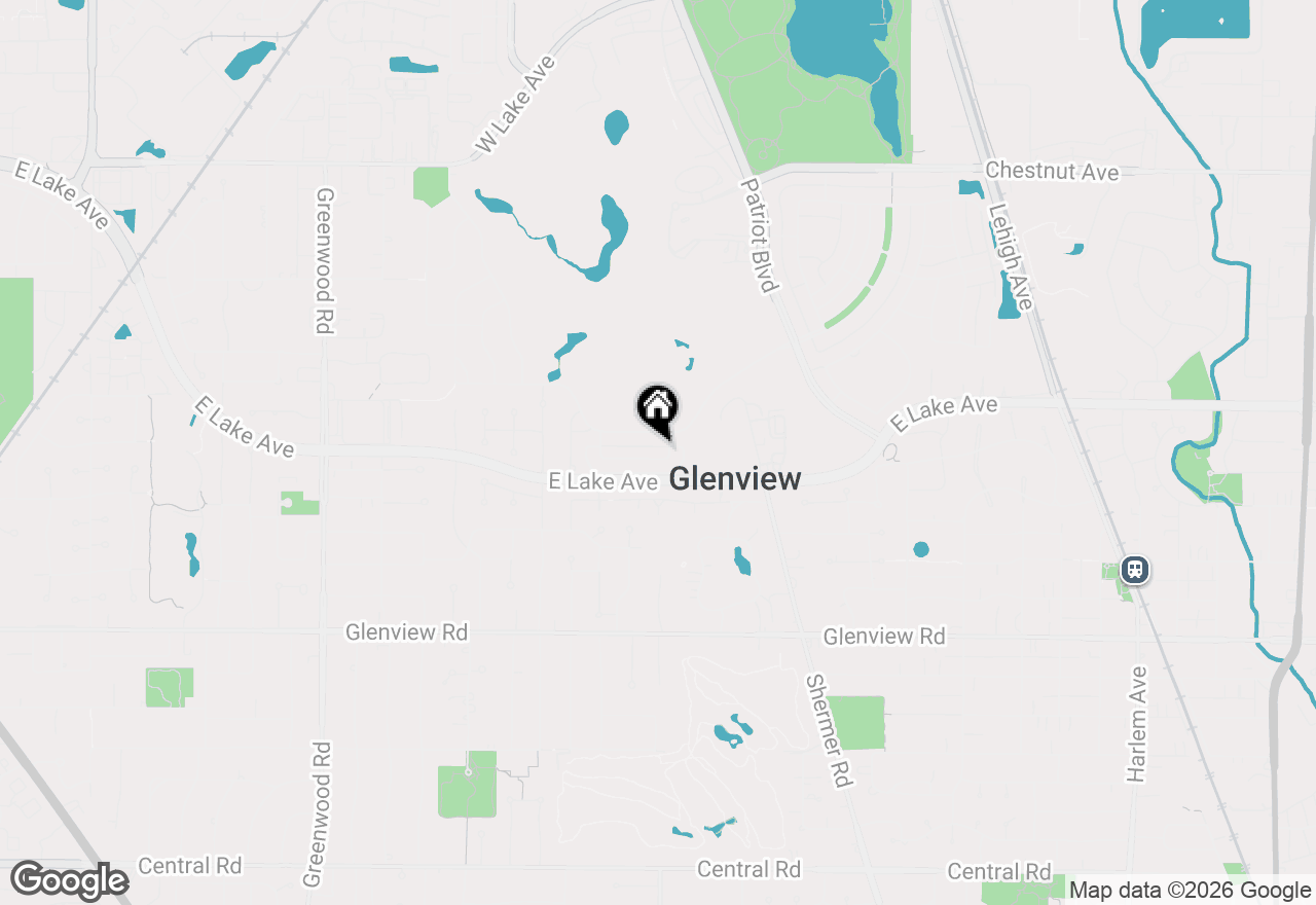 Map of 2710 Langley Circle, Glenview, IL 60025