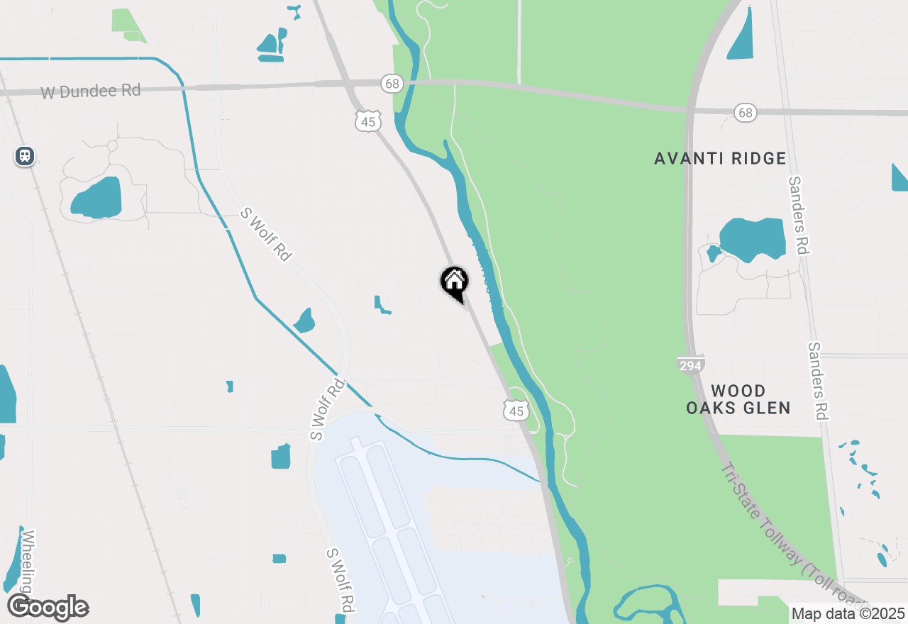 Map of 715 Astor Lane #307, Wheeling, IL 60090