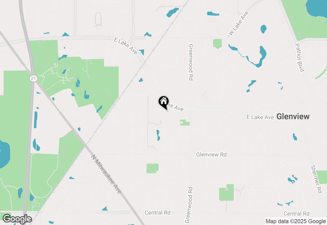 Map of 1244 Longmeadow Drive, Glenview, IL 60025