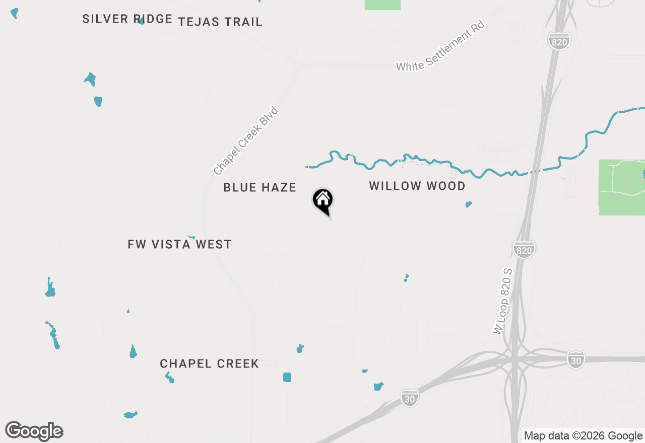 Map of 10045 Westpoint Boulevard, Fort Worth, TX 76108