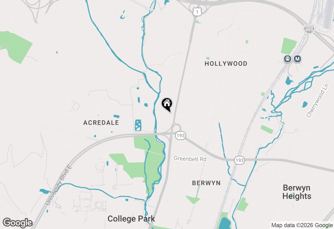 Map of 9101 Autoville Drive, College Park, MD 20740