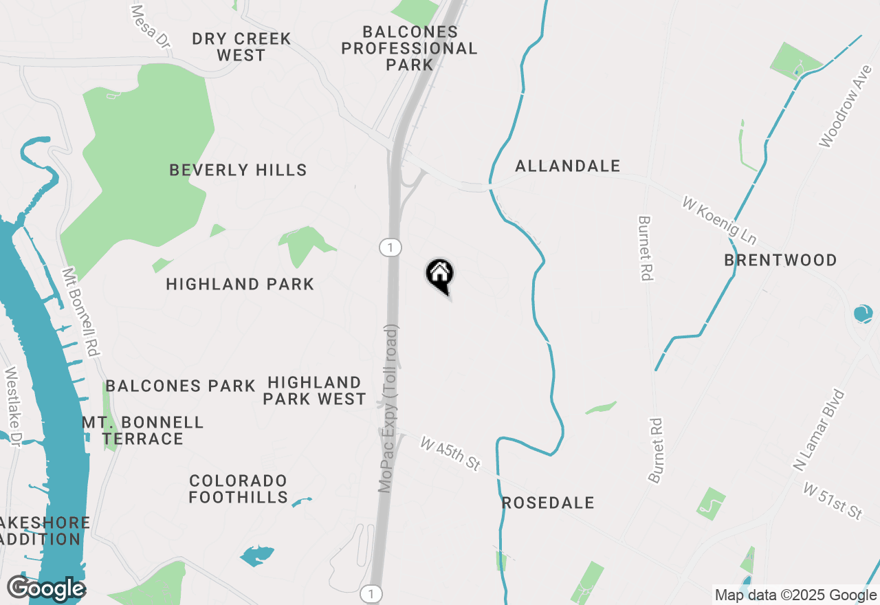 Map of 5009 W Park Dr, Austin, TX 78731