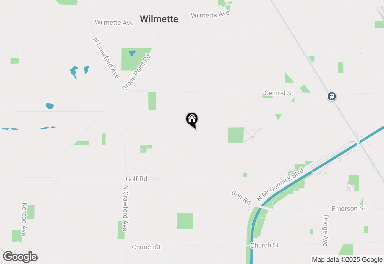 Map of 2334 Central Park Avenue, Evanston, IL 60201