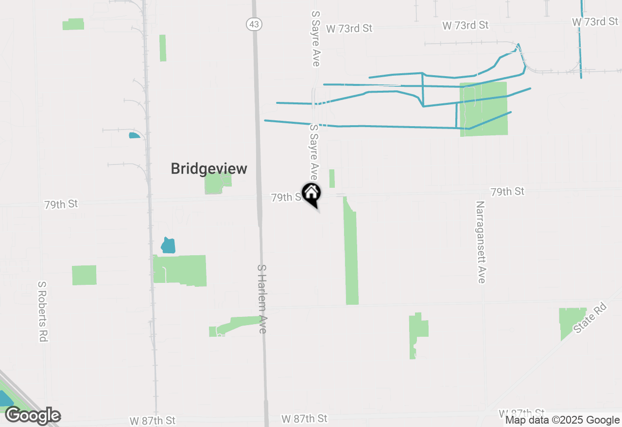 Map of (Address confidential), Burbank, Illinois 60459