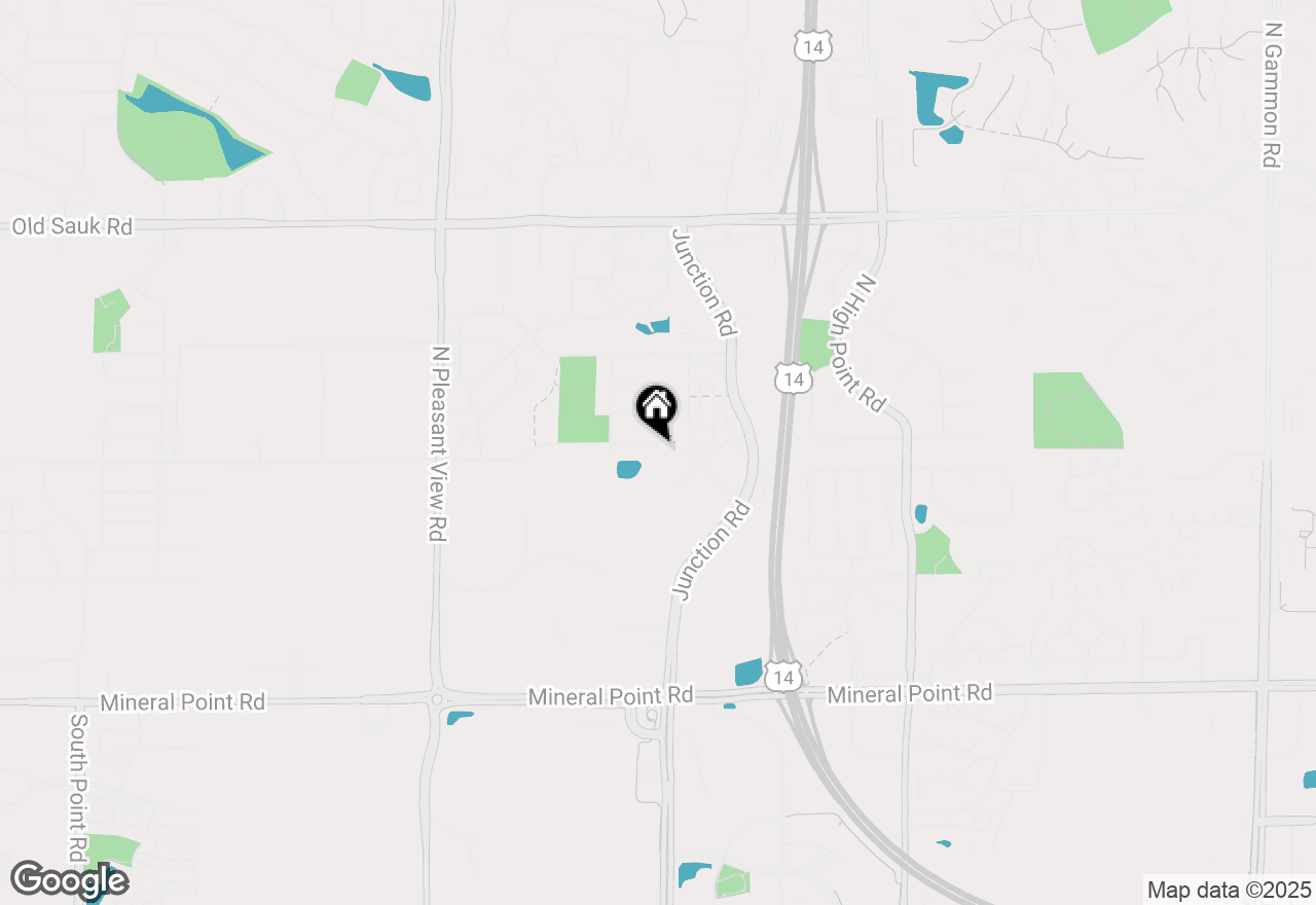 Map of 8423 Elderberry Road, Madison, WI 53717