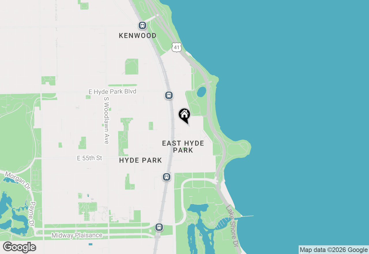 Map of 5333 S Cornell Avenue #2, Chicago, IL 60615