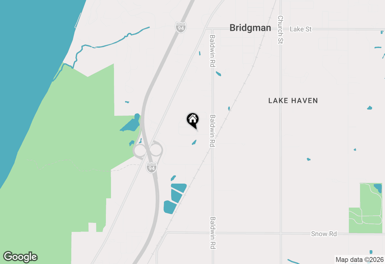 Map of 4615 Hidden Creek Lane, Bridgman, MI 49106