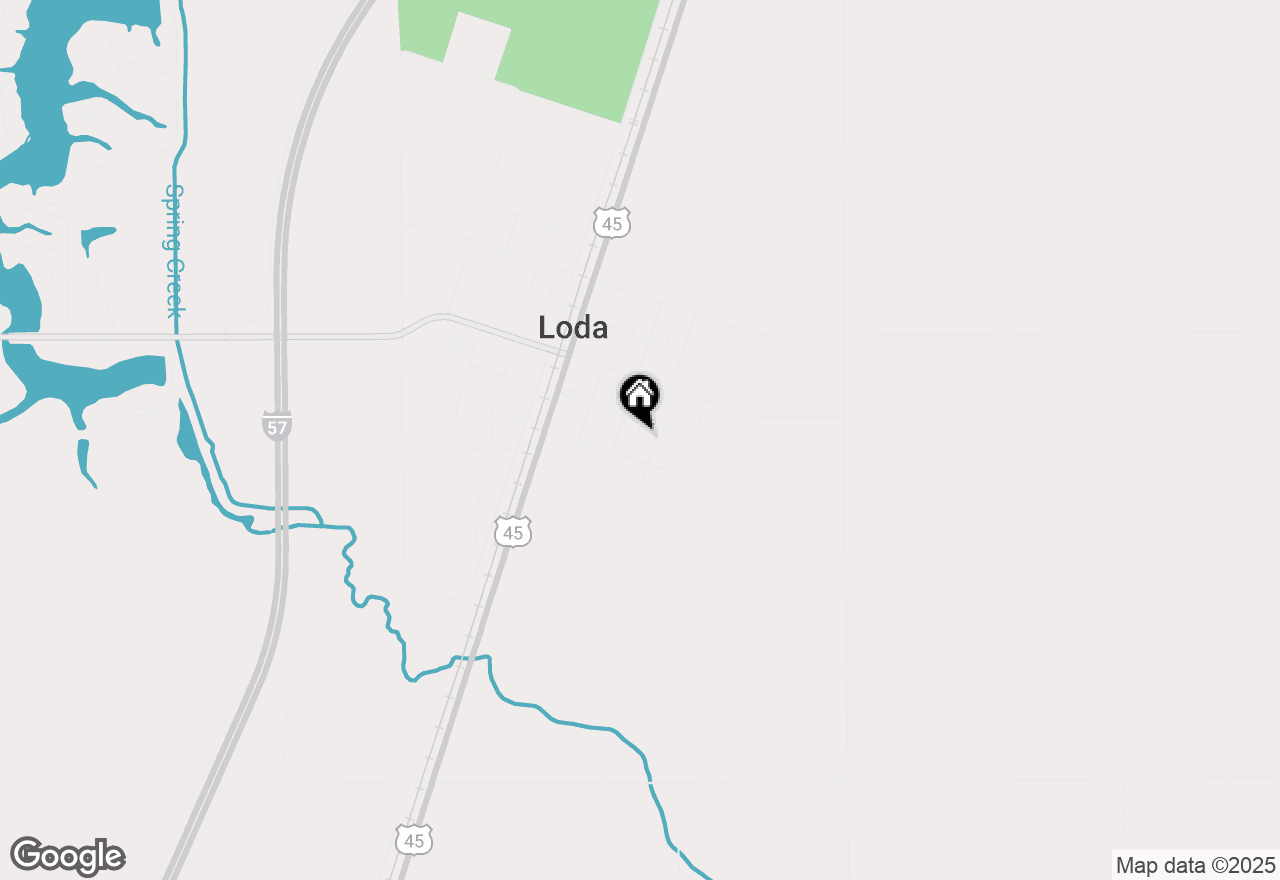 Map of 208 S Elm Street, Loda, IL 60948
