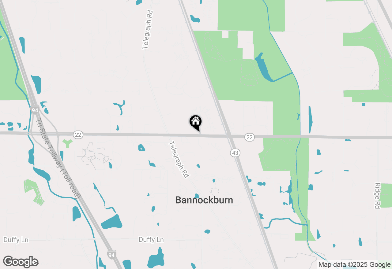 Map of 3 Broadleys Court, Bannockburn, IL 60015