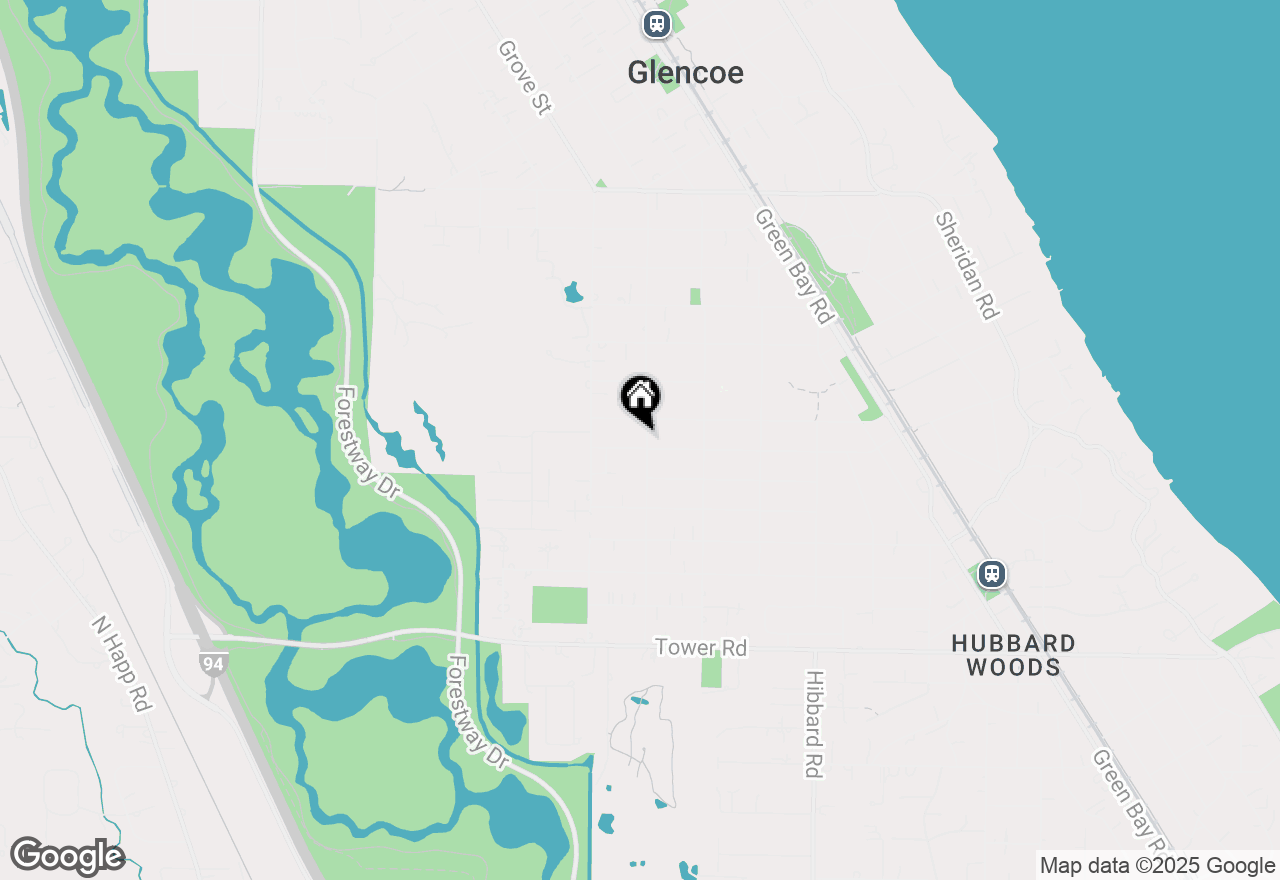 Map of 565 Woodlawn Avenue, Glencoe, IL 60022