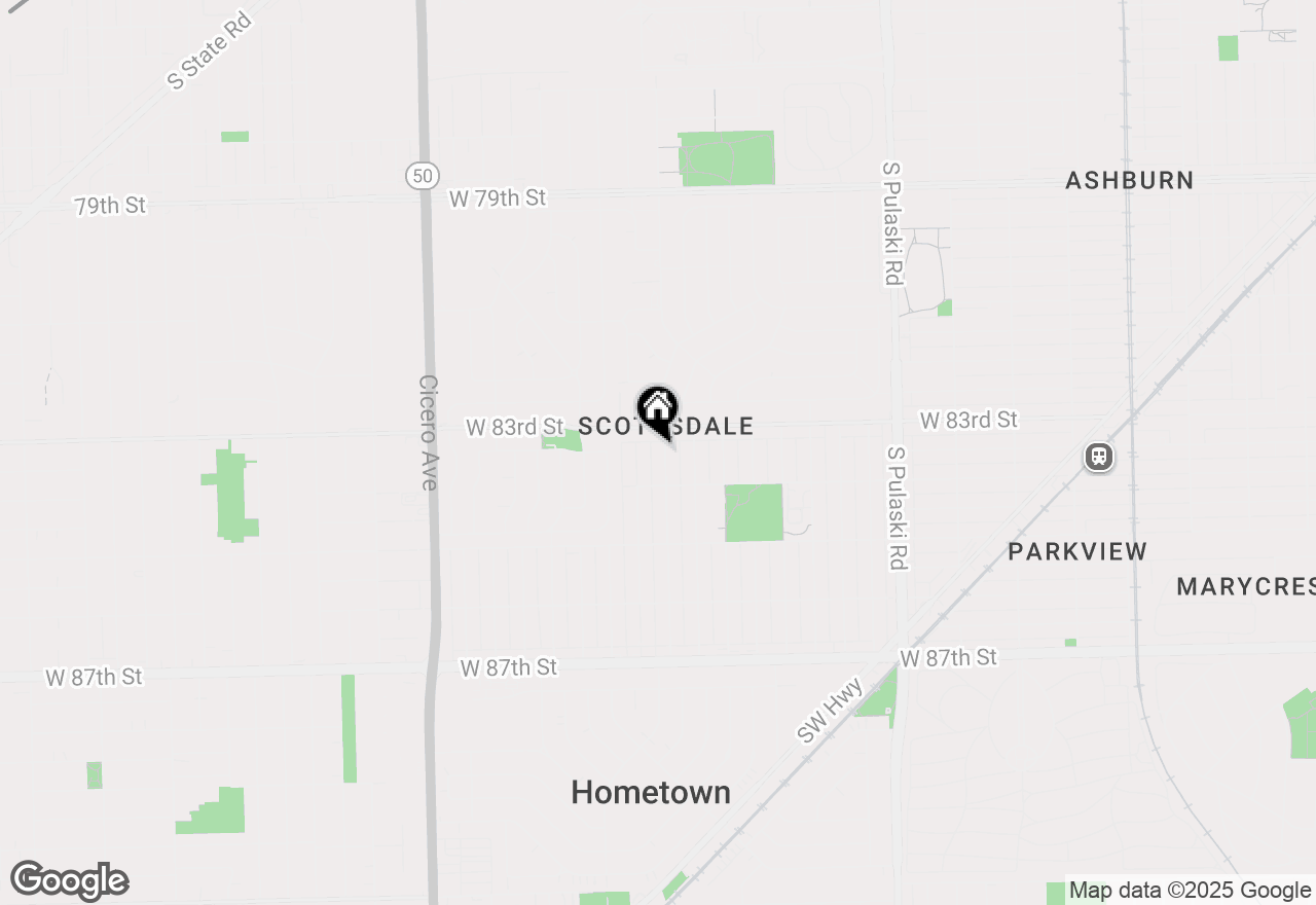 Map of 8326 S Kostner Avenue, Chicago, IL 60652