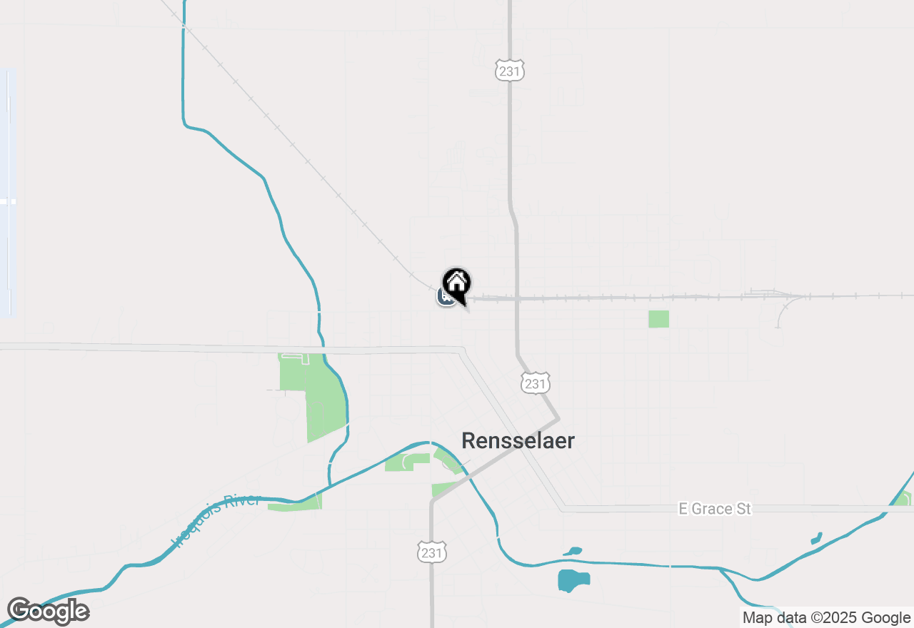 Map of 620 N Cullen, Rensselaer, IN 47978