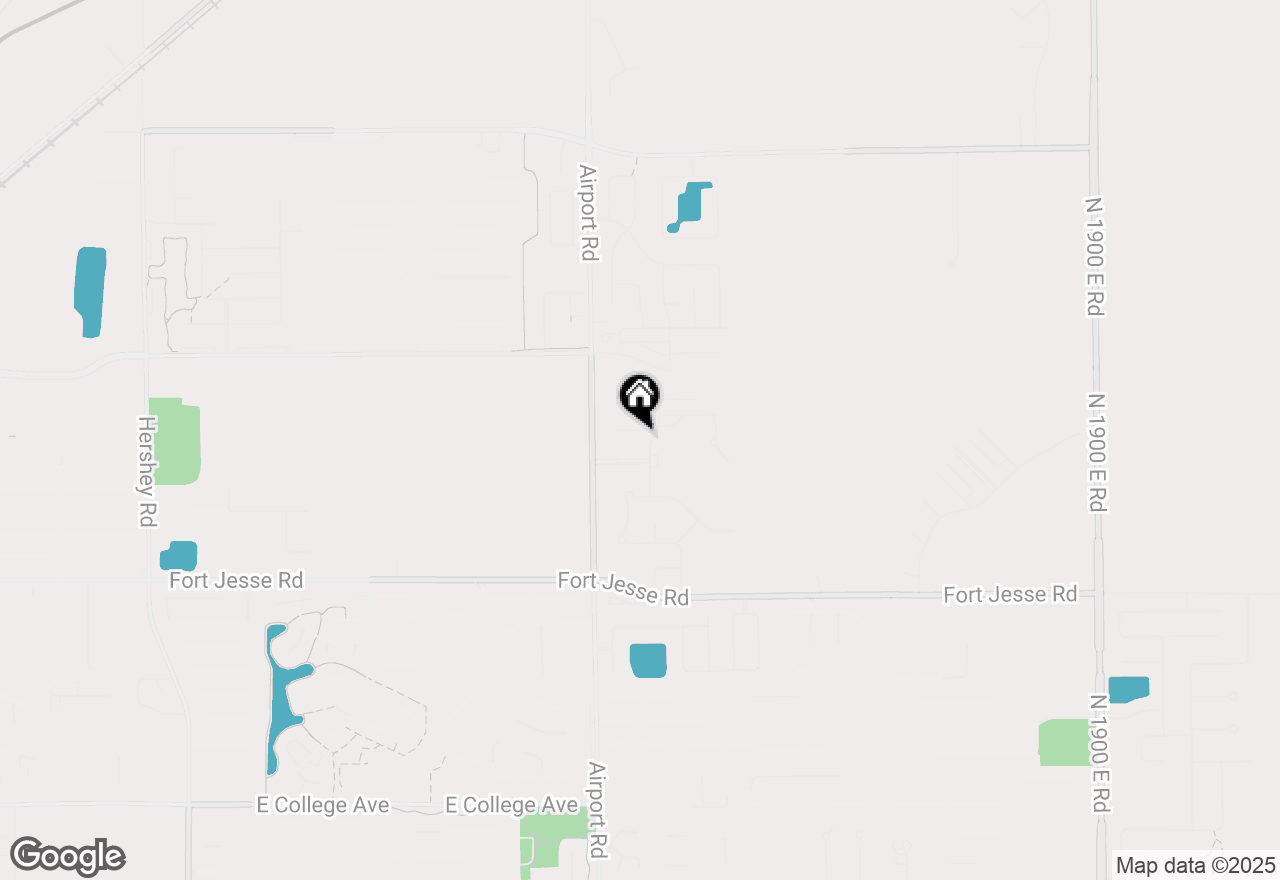 Map of 805 Table Rock Circle, Normal, IL 61761