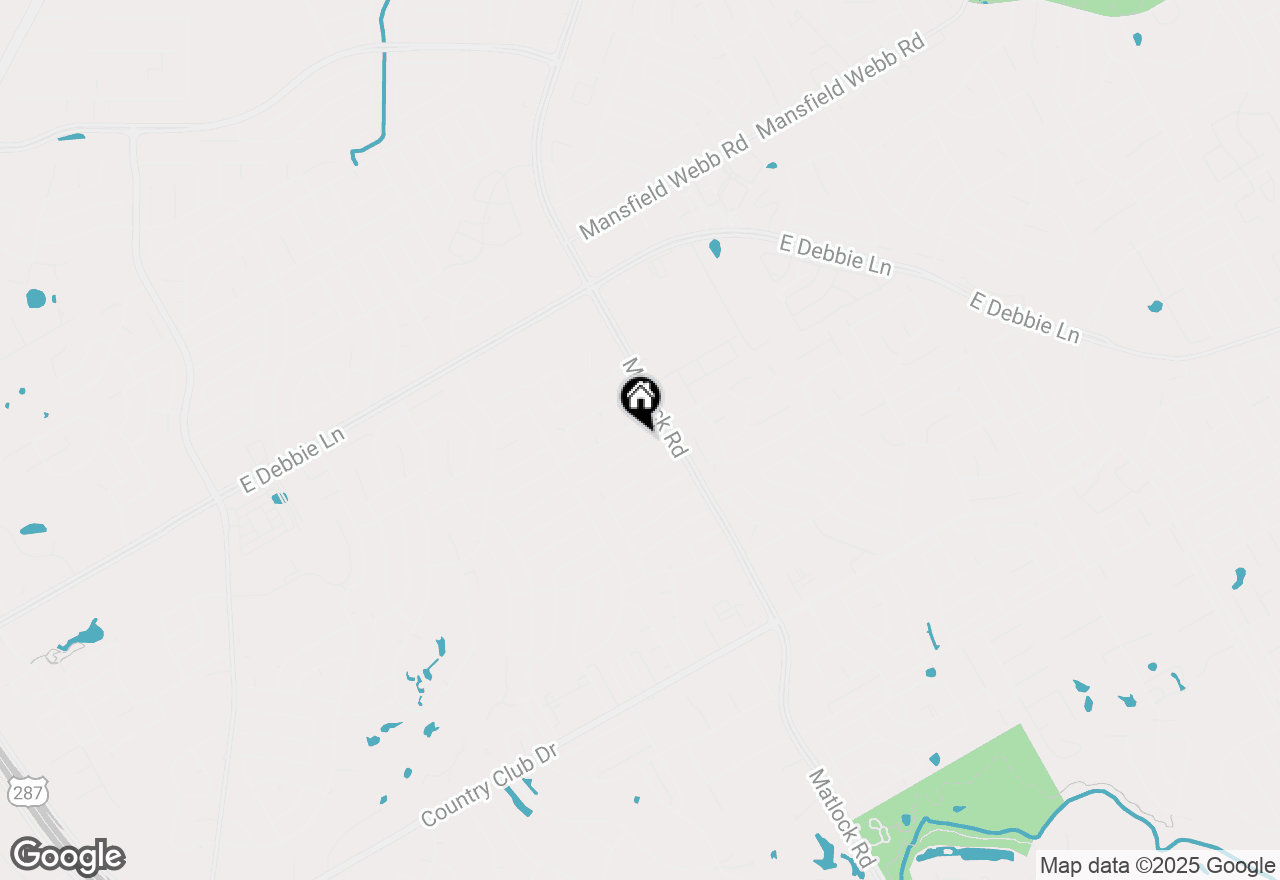 Map of 1711 Oxford Drive, Mansfield, TX 76063