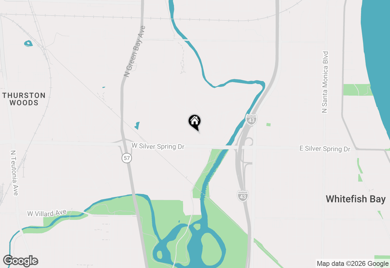Map of 5655 N Paradise Ln, Glendale, WI 53209
