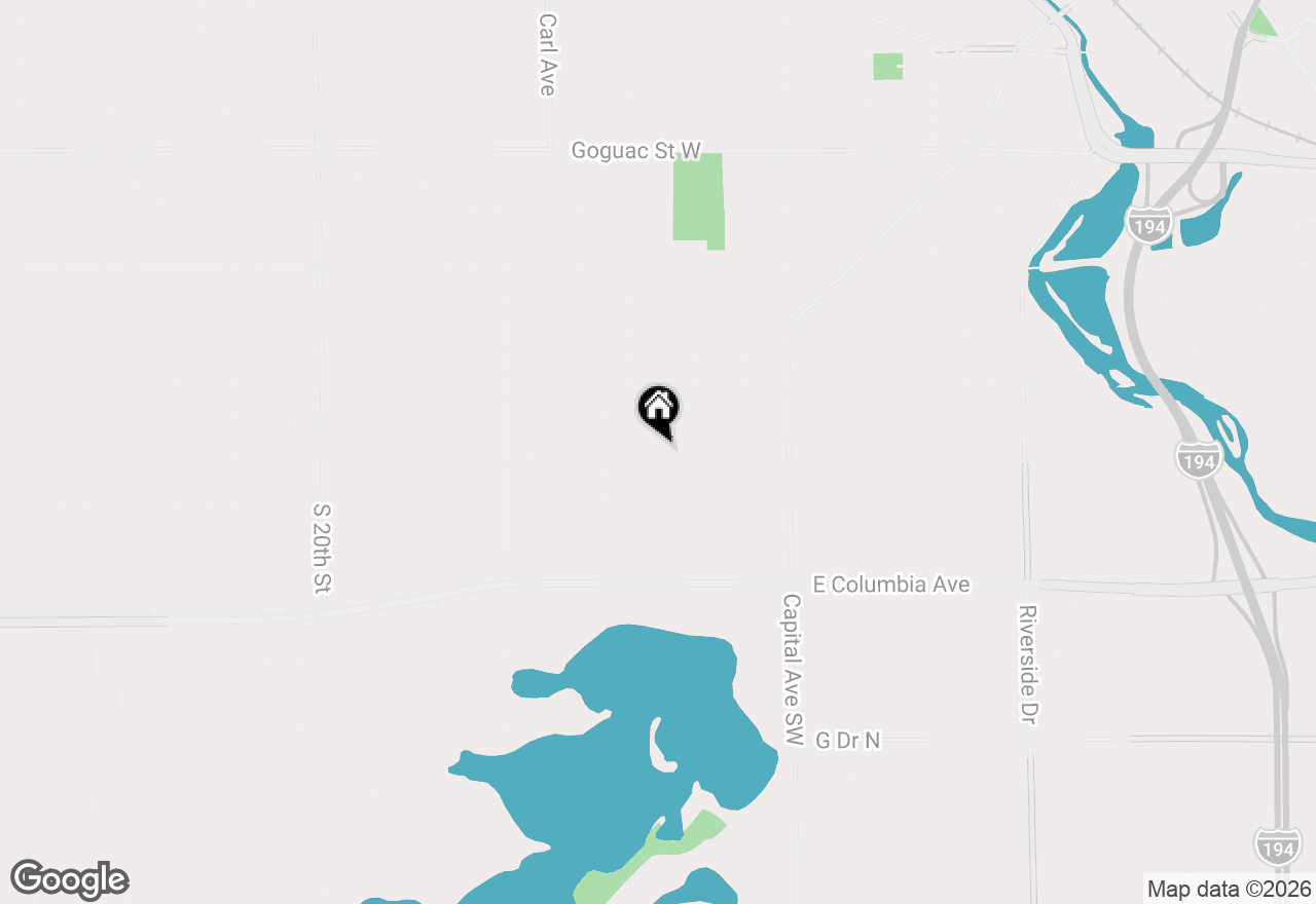 Map of 345 Orleans Avenue, Battle Creek, MI 49015