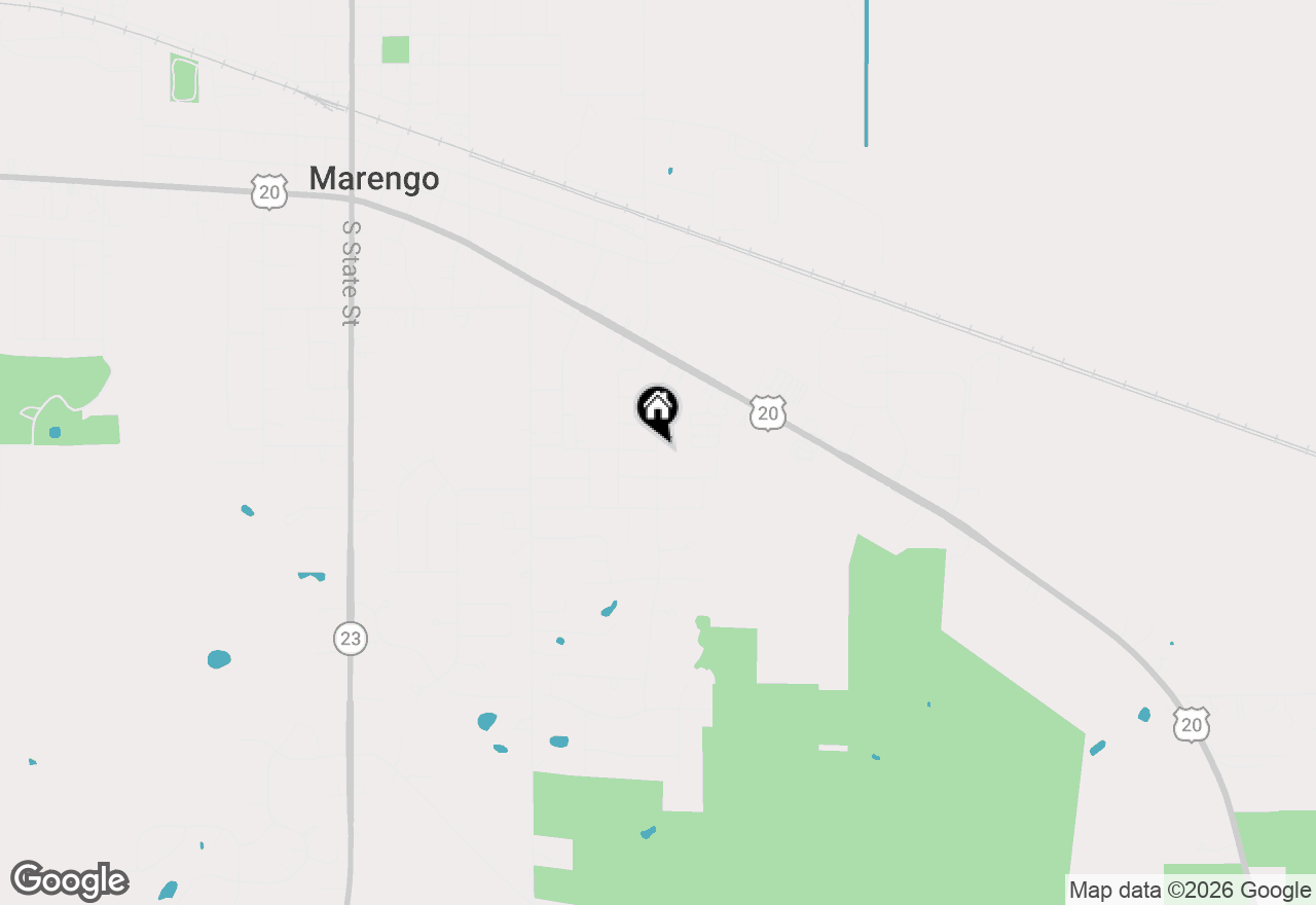 Map of 595 Mildred Drive, Marengo, IL 60152