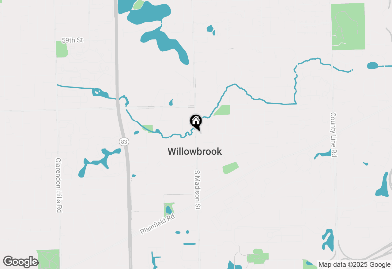 Map of 10S513 Madison Street, Burr Ridge, IL 60527