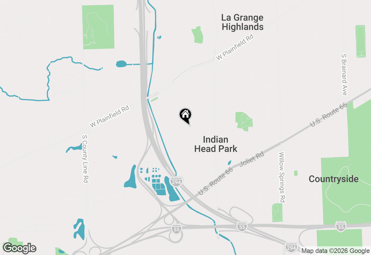 Map of 6418 Big Bear Court, Indian Head Park, IL 60525