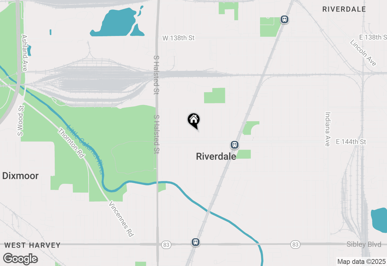 Map of 14317 S Wallace Avenue, Riverdale, IL 60827