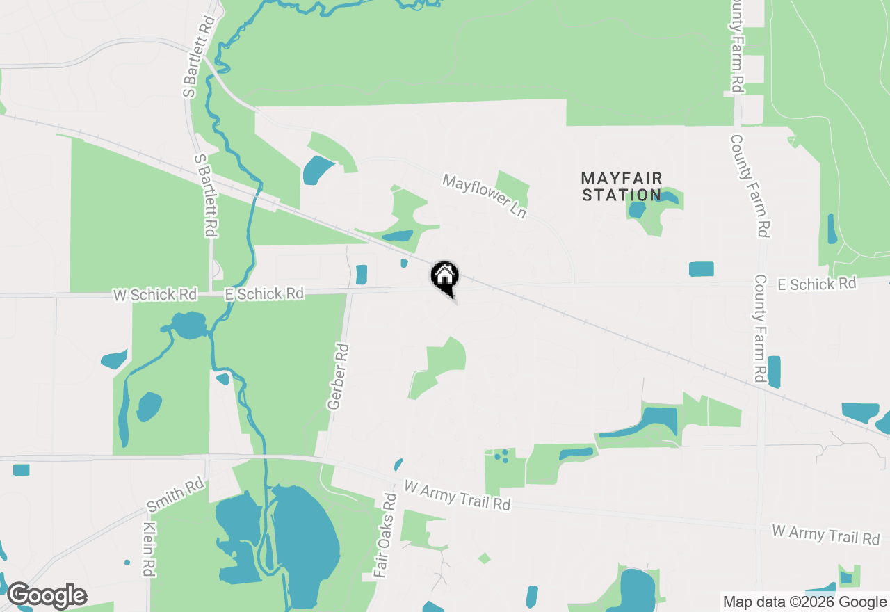 Map of 316 Wildberry Lane, Bartlett, IL 60103