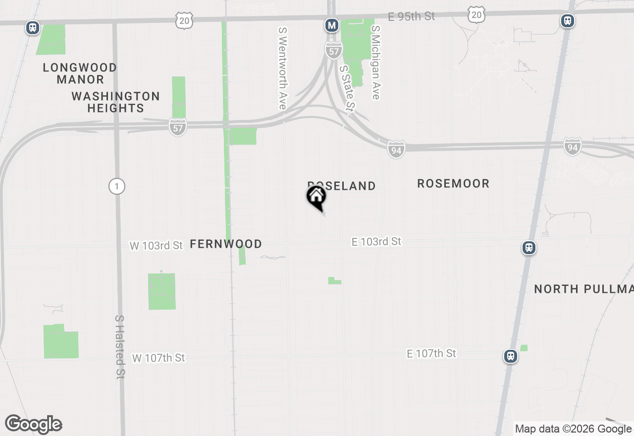 Map of 10205 S Perry Avenue, Chicago, IL 60628