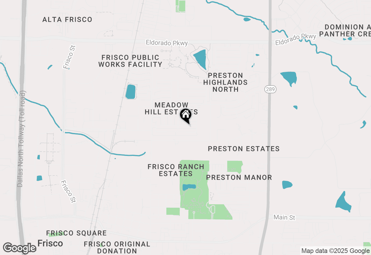 Map of 7851 Quiet Meadow Lane, Frisco, TX 75033